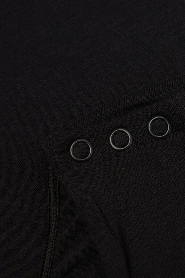 Bodysuit med hög krage i ultralätt modal och kashmir Bodysuit med hög krage i ultralätt modal och kashmir