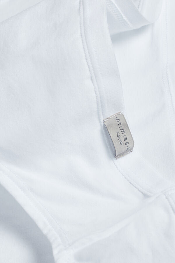 Bomullstrosor med medelhög midja Bomullstrosor med medelhög midja