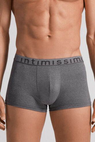 Boxershorts i mikrofiber med logotyp