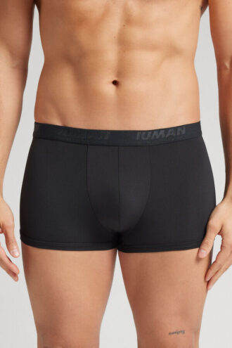 Boxershorts i mikrofiber med logotyp