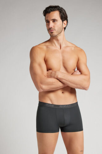 Boxershorts i mikrofiber med logotyp Boxershorts i mikrofiber med logotyp