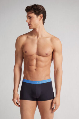 Boxershorts i mikrofiber med logotyp