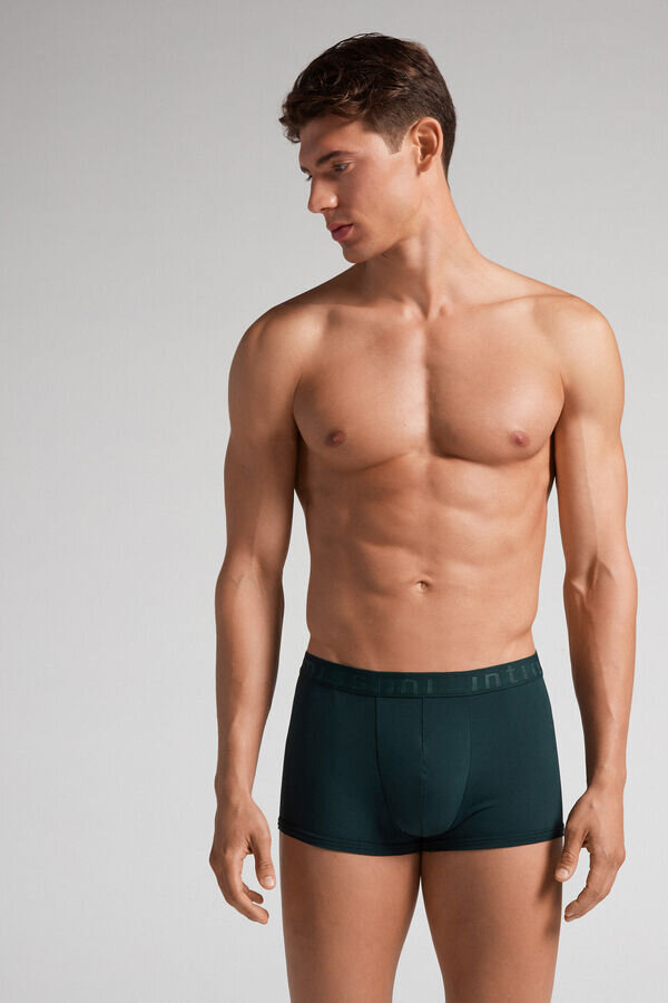 Boxershorts i mikrofiber med logotyp Boxershorts i mikrofiber med logotyp