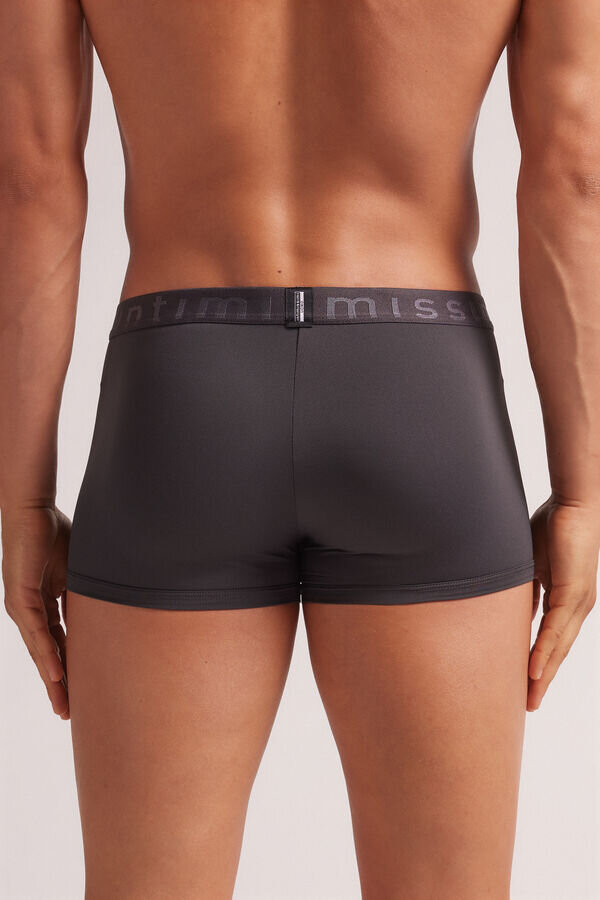 Boxershorts i mikrofiber med logotyp Boxershorts i mikrofiber med logotyp