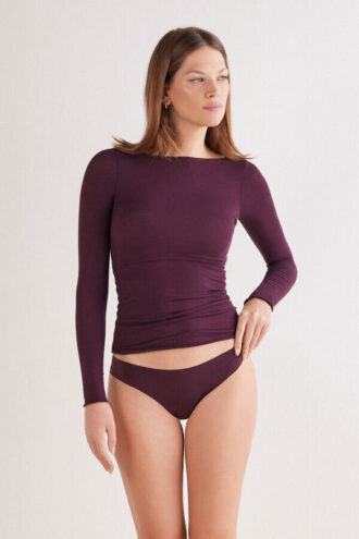 Brazilian trosor i sömlös ultralätt mikrofiber