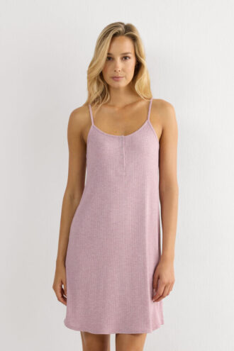 Chic Comfort Thin Strap Nightshirt