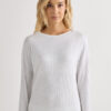 Comfort Chic Bateau Neck Long Sleeve Modal Top