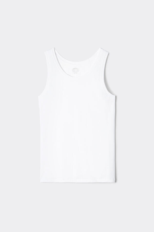 Extrafin rundhalsad linne i högkvalitativ bomull Extrafin rundhalsad linne i högkvalitativ bomull