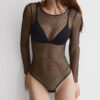 Flirt Fearlessly långärmad Lace Bodysuit Flirt Fearlessly långärmad Lace Bodysuit