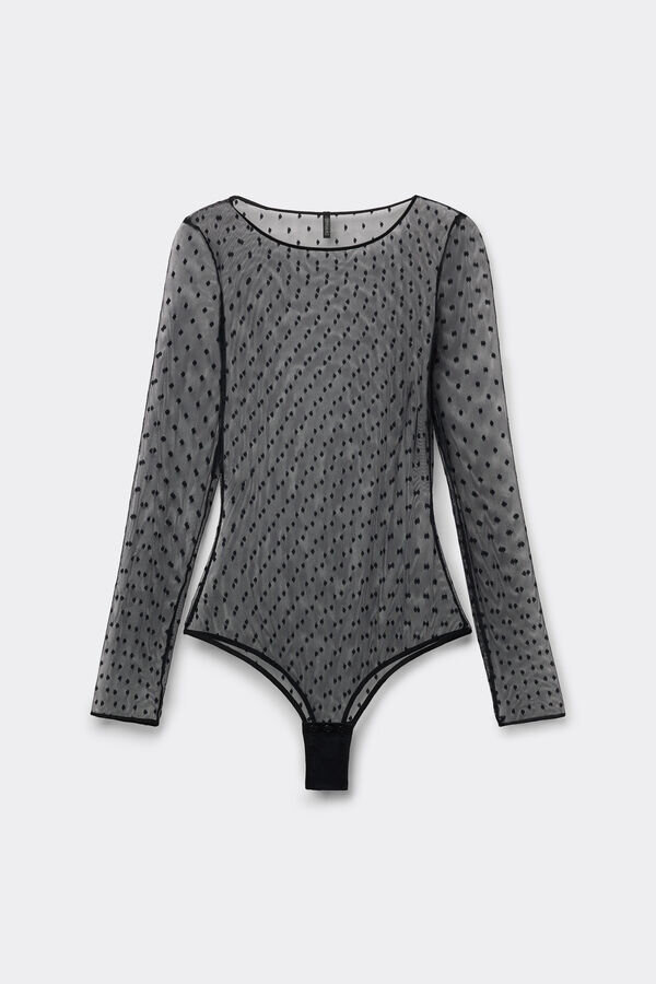 Flirt Fearlessly långärmad Lace Bodysuit Flirt Fearlessly långärmad Lace Bodysuit