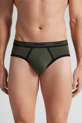 Herrkalsonger i högkvalitativ bomull med logotyp