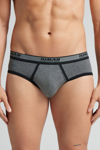 Herrkalsonger i högkvalitativ bomull med logotyp