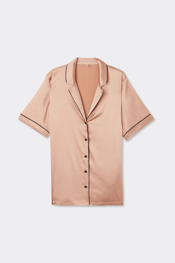 Herrskuren kortärmad silkesskjorta Herrskuren kortärmad silkesskjorta