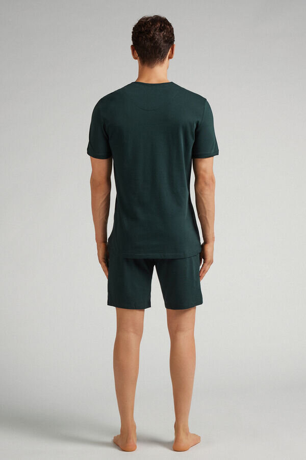 Korta pyjamasbyxor i högkvalitativ bomull Korta pyjamasbyxor i högkvalitativ bomull