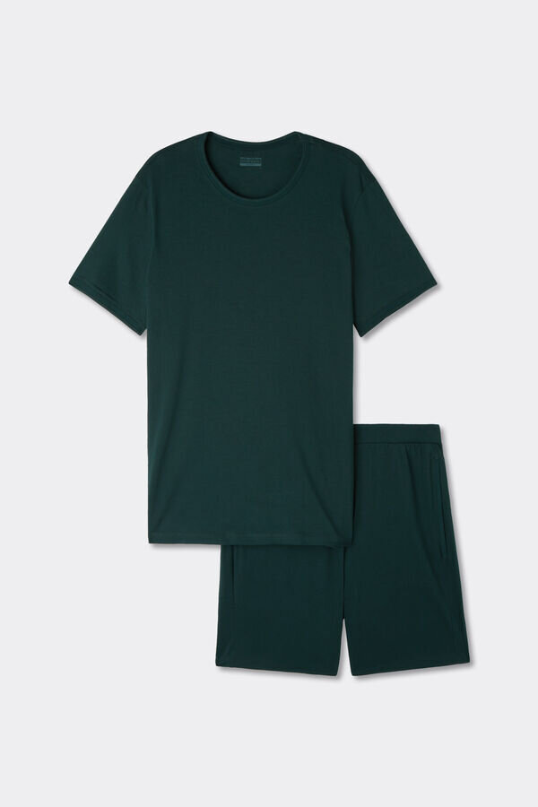 Korta pyjamasbyxor i högkvalitativ bomull Korta pyjamasbyxor i högkvalitativ bomull