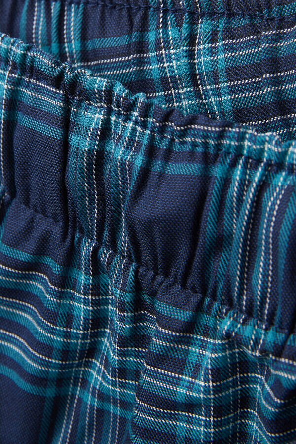 Kortbyxor i rutigt tyg Kortbyxor i rutigt tyg