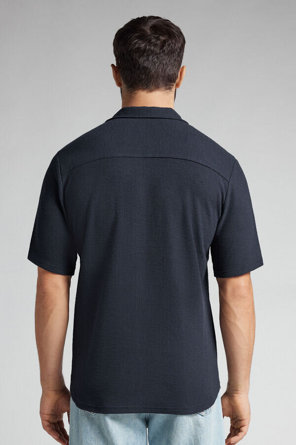 Kortärmad bowling skjorta Kortärmad bowling skjorta