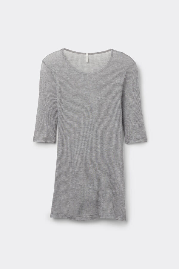 Kortärmad topp i Ultranatural med kashmir Kortärmad topp i Ultranatural med kashmir