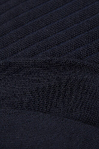 Kortstrumpor i mjuk ribbad bomull