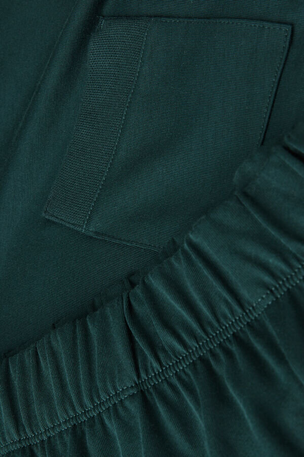 Lång pyjamas i högkvalitativ bomull Lång pyjamas i högkvalitativ bomull