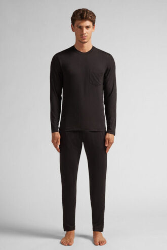 Lång pyjamas i mikromodal