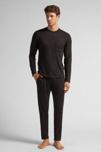 Lång pyjamas i mikromodal