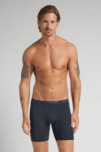 Långa boxershorts i mikrofiber