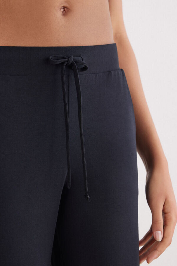 Långa Palazzo-byxor i modal Långa Palazzo-byxor i modal