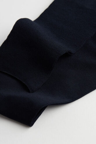 Långa sockor i egyptisk bomullssatin