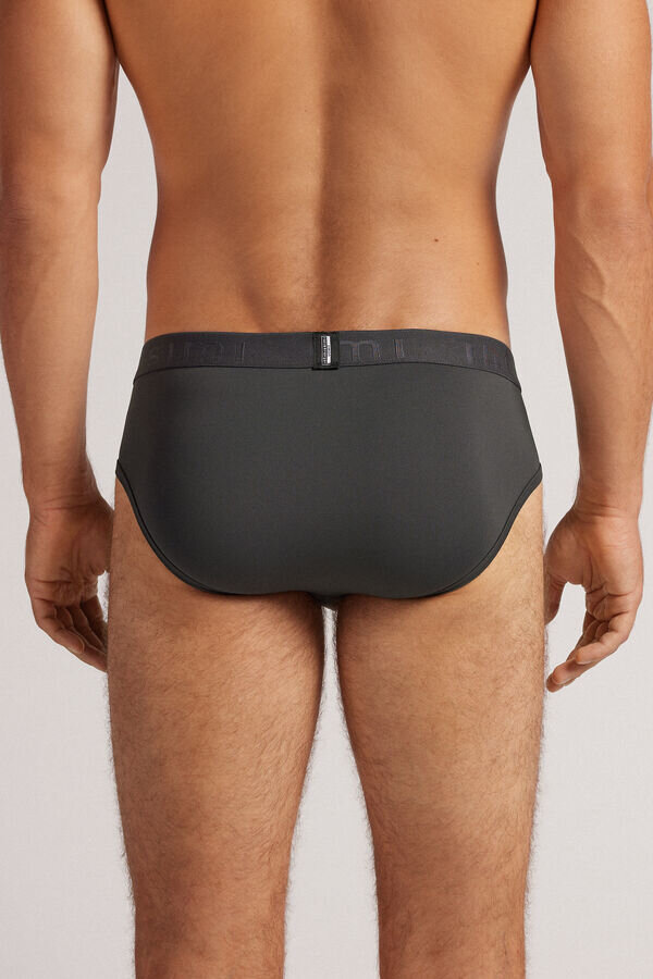 Microfiberkalsonger med logodetalj Microfiberkalsonger med logodetalj