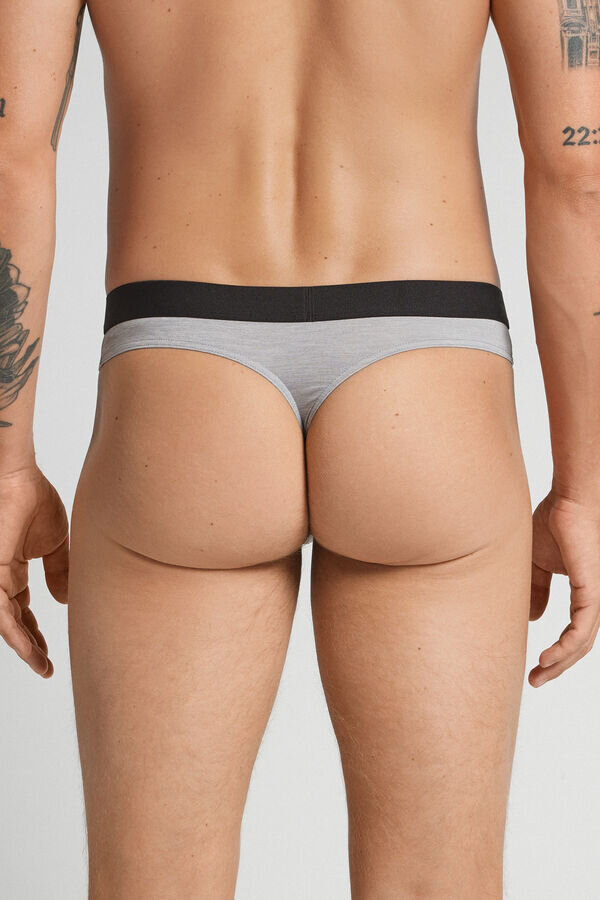 Microfiberstring Thong med logotyp Microfiberstring Thong med logotyp