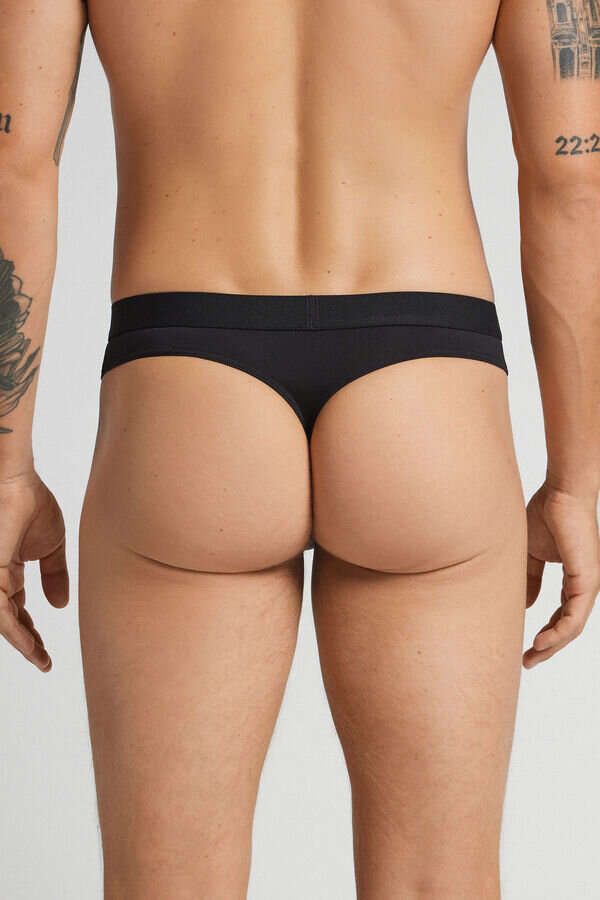 Mikrofiberstring Thong med logotyp Mikrofiberstring Thong med logotyp