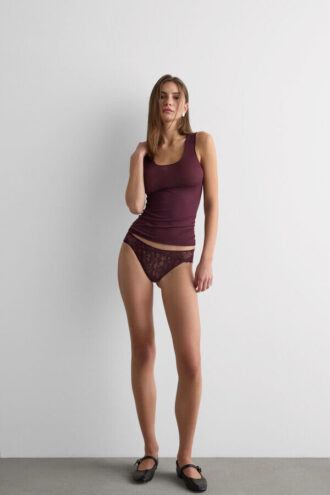 Modal Cashmere Ultralätt topp med breda axelband