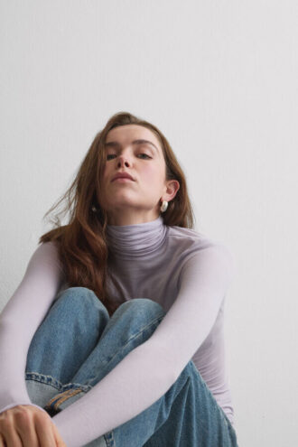 Modal Kashmir Ultralätt höghalsad topp