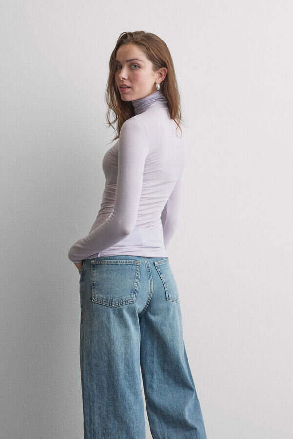 Modal Kashmir Ultralätt höghalsad topp Modal Kashmir Ultralätt höghalsad topp