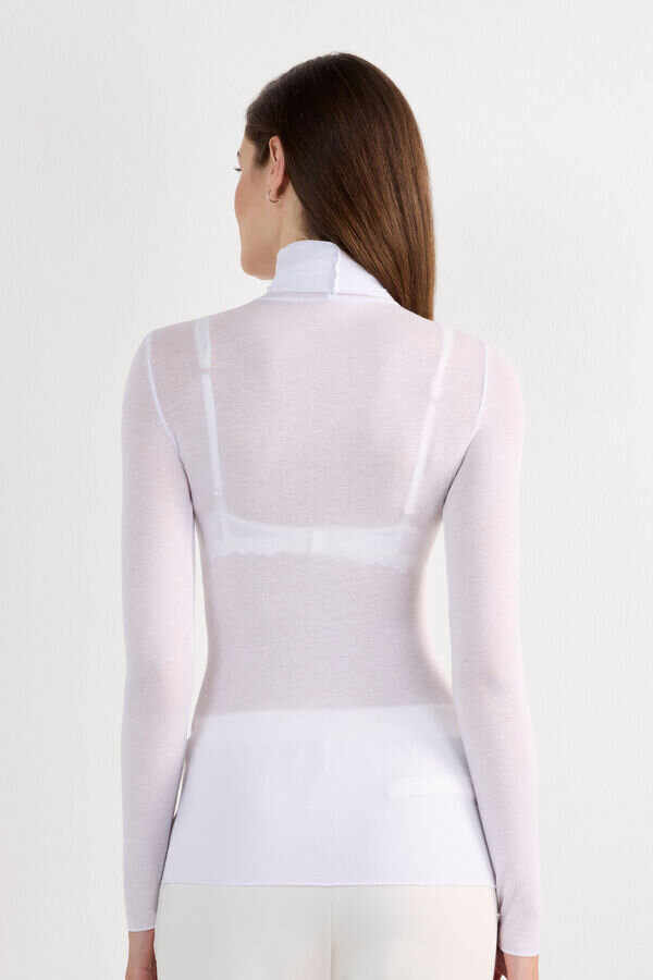 Modal Kashmir Ultralätt höghalsad topp Modal Kashmir Ultralätt höghalsad topp