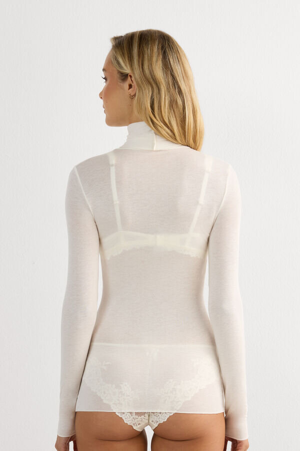 Modal Kashmir Ultralätt höghalsad topp Modal Kashmir Ultralätt höghalsad topp