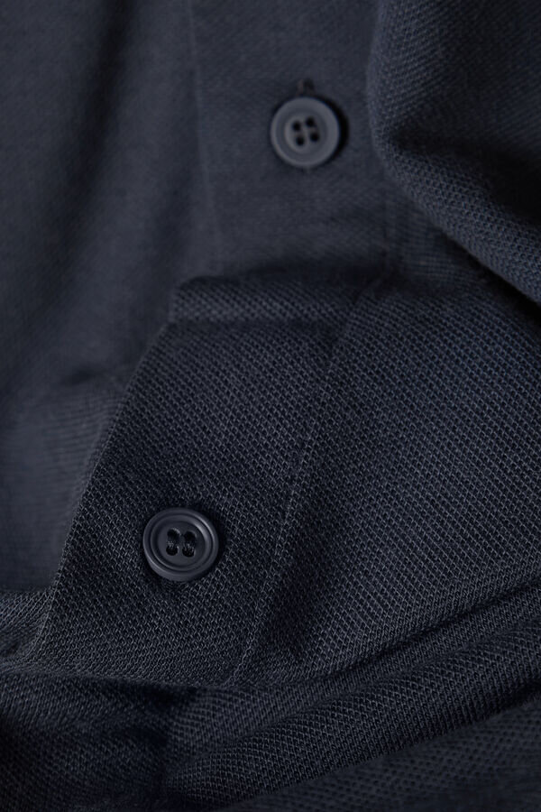 Modal- och sidenpikétröja Modal- och sidenpikétröja