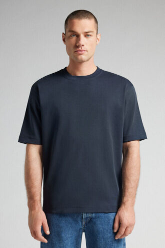 Oversized T-shirt i bomullsinterlock