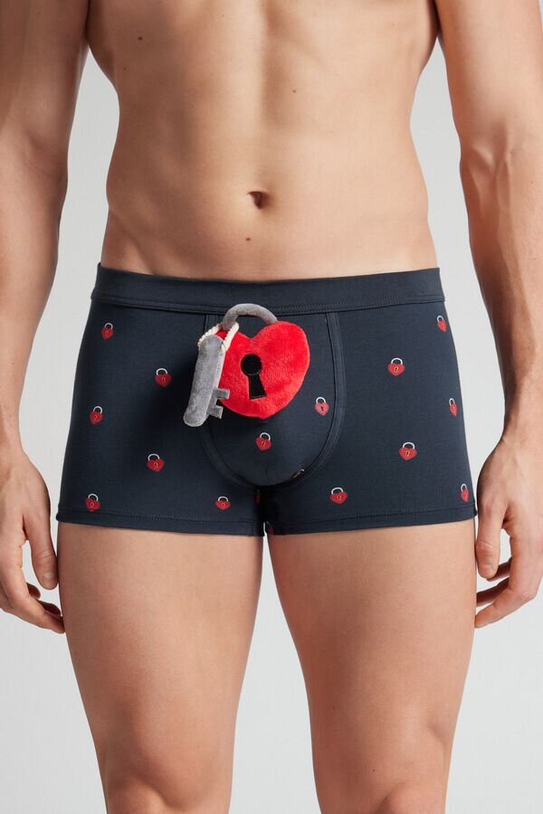 Padlock Heart Plush Toy Superior Cotton Boxers Padlock Heart Plush Toy Superior Cotton Boxers