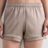 Piped Silk Shorts