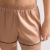 Piped Silk Shorts Piped Silk Shorts