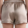 Piped Silk Shorts
