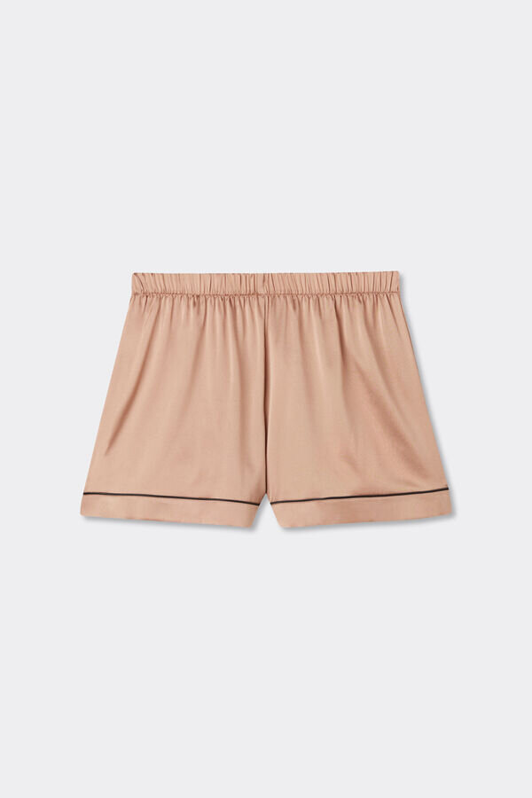 Piped Silk Shorts Piped Silk Shorts