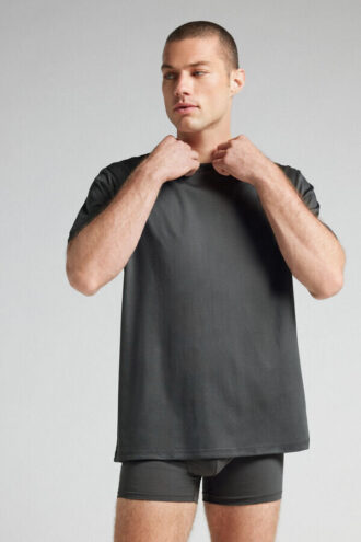 Premium bomullst-shirt