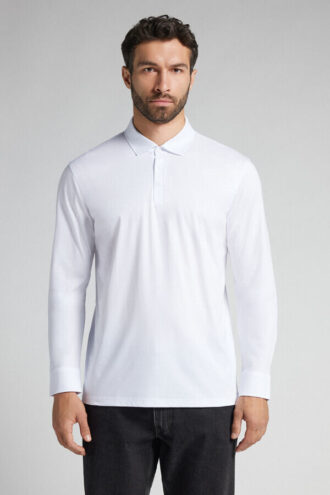 Premium merceriserad bomullspikétröja