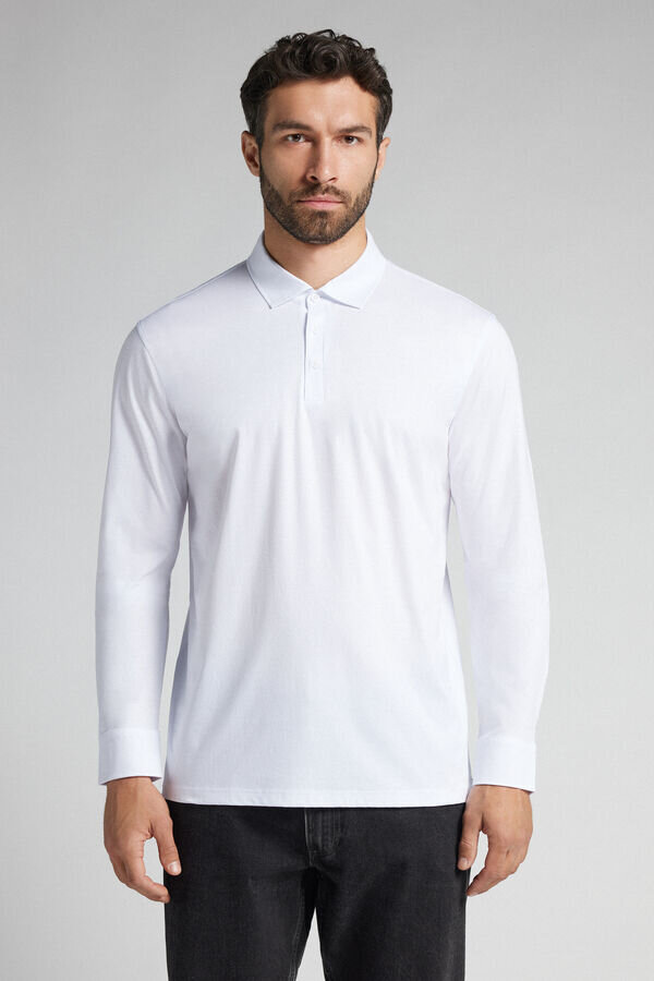 Premium merceriserad bomullspikétröja Premium merceriserad bomullspikétröja