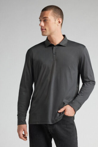 Premium merceriserad bomullspikétröja