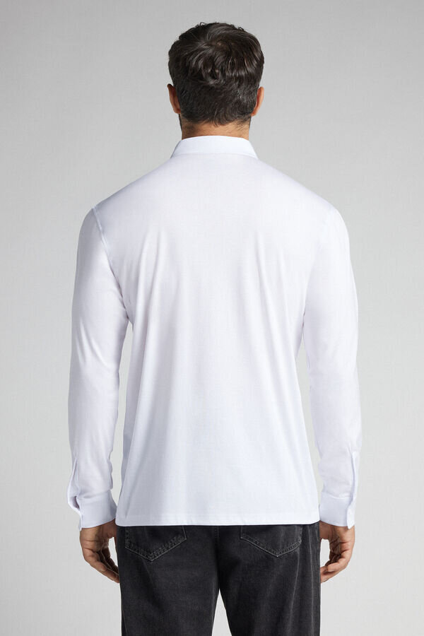 Premium merceriserad bomullspikétröja Premium merceriserad bomullspikétröja