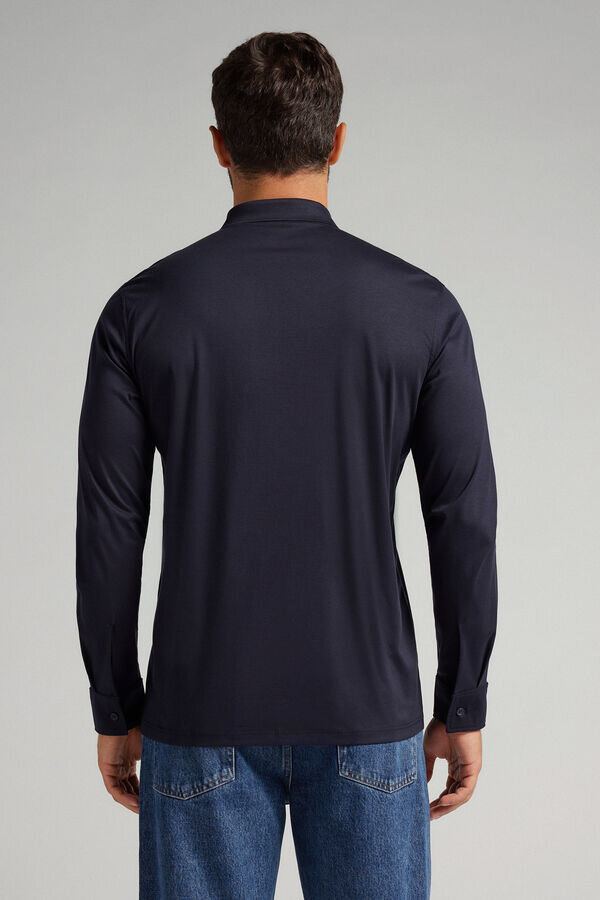 Premium merceriserad bomullspikétröja Premium merceriserad bomullspikétröja